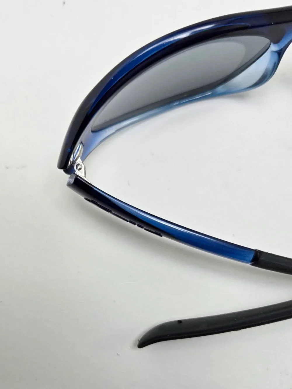 Bolle Swisher Vintage Blue Wrap Polarized Sunglasses